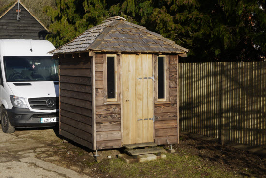 tanalised garden shed - titan 2 pent b