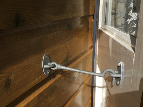 Barn Door Latch Barn Door Hook and Eye Latch Lock Stainless Steel Cabin  Door Hook Window Privacy Swivel Hooks for Window Cabinet Door Window Stay