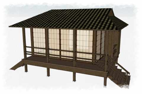 A Japanese Garden Shed for the harmonious soothing garden