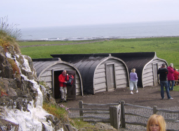 the lindisfarne boat sheds on holy island - are they worth