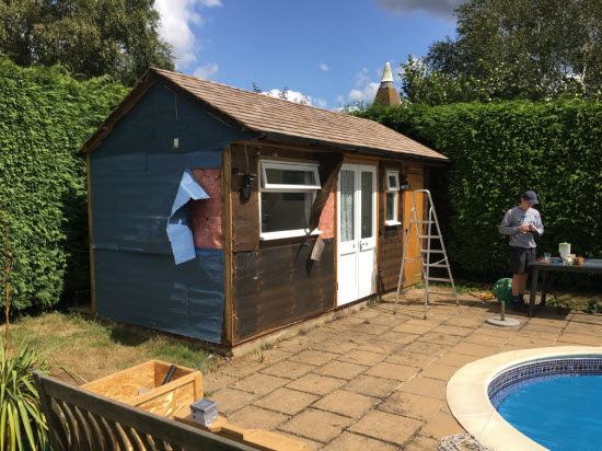 How to install shiplap cladding on your shed