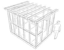 How to frame the three main shed roof designs